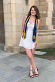 Great dress, but the zipper separated at the base. I wore it for graduation photos but I don't think I'll be able to wear it at my actual graduation because of the broken zipper. - Lizzy A.