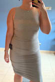 This is great everyday wear. I'm a pear-shaped woman with thick thighs, a smaller upper body, and a constantly fluctuating waistline. I try to buy things that will always flatter, and this fits the bill. - Anna T.