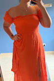 This dress would look good on anyone. It's super cute, casual wear, and perfect all summer long. I will say the color is a little more muted than I expected from the photo (and indeed, it's hard to see this in my photo too), but still a great find. - Anna T.
