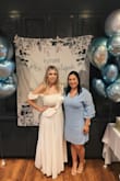 I wore this for my bridal shower and got so many compliments! I felt amazing in this, the cut is so flattering. The straps did constantly fall down but liked the off the shoulder look. - Casey O.