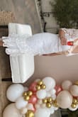 I wore this dress to my bridal shower & I'm not exaggerating when I say that every single guest complimented my dress! It was absolutely gorgeous! - Miriam A.