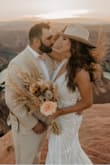 I ordered this last minute and was amazed at the quality, the fit, the entire dress! I wore it for my elopement and had so many compliments! It runs true to size and the length was even perfect with heels! No alterations needed! - Melanie P.