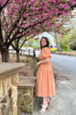 I saw advertisements for this dress for months, but never bit the bullet because it was only being shown on a very thin model. But I finally looked at the reviews and was so happy to see women wearing it as a maternity dress!!! (which would mean it's super adjustable!) Because I'm curvy with a small waist, it's incredibly hard to find dresses that flatter every part of my body. This dress ended up being absolutely perfect, and I'm so excited to have a piece that fits every curve just right! - Julia S.