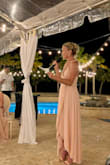 We choose 4 different styles from Lulus in this beautiful Blush Pink color, and the final look was gorgeous. Each gal got to chose the style they loved best and felt most beautiful in. Highly recommend! - KARA L.