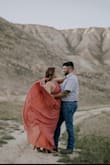This was the perfect dress to wear for my engagement photo session. I wanted a dress that was flowy and would also go great with an earthy landscape. - Bree A.