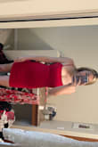 I loved this dress! It fits just as expected, and doesn't ride up too much (unless you have a bigger butt than it might but I don't so it stayed in place pretty well!) wore it to my graduation and got so many compliments! - Ally M.