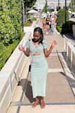 This dress is form-fitting with slits on the sides so it makes you look sexy, but you will still look classy.  I wore it while in Las Vegas and friends seeing my photos kept asking where I got this dress from. - Celine A.