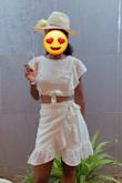 I wore it to a Cuban theme after wedding lunch and received many compliments. I bought the top and skirt. I love the lace. - Celine A.