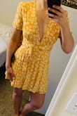 This is the perfect summer dress! It is light, soft, comfortable, and made of quality material (not at all see through). Sleeves are a little snug, but not bad. - Kayla W.