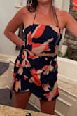 I ordered my typical size and it was really small on me. Not flattering at all for my body type. 10/10 would NOT recommend. - Heather E.