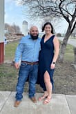 This dress is wonderful. I'm 5'8 and 190lbs and being a curvy girl it's hard to find something that fits in all the right areas. I will say I hemmed it about an inch because I didn't want it to touch the floor. That is totally my preference. The material was fabulous. I wore this to a wedding in April in Minnesota and I could've easily worn a jean jacket or a cardigan if needed. My pictures show the windy Minnesota day but this dress was simply wonderful! - Marissa A.