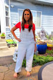 I haven't owned a pair of overalls in years, but the style is so cute, that I decided to go for it. Glad I did! Comfy as well! - Jodi N.