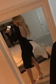 This dress is absolutely amazing! I wore it to a work event and it was perfect. I received so many compliments and felt so sexy in it. The material is thick so I was able to not wear a bra with it and felt comfortable all night. I had no issues with the sleeves sliding on the shoulder area. If you're debating, don't, you won't regret it! - Stephanie F.