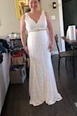 I absolutely LOVE this this dress! It fits perfect! I had ordered a couple others that I liked as well but this one is my favorite! It is a little long so will get it altered. - Casey C.