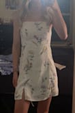 I bought this dress for a wedding but I didn't realize until after it came in that you can't wear white/cream to a wedding. I still love it and I'm keeping it for another event. It fits perfectly! - Lauren U.