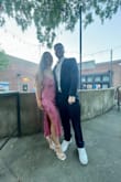 I am obsessed with this dress, it is beautiful. I love the button detail and the slit is in the perfect spot. Super comfortable and elegant - Briana H.