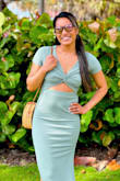 I love the material, quality, and fit! It's super comfy, no rips, and fits just right on the body. Conforms to your body but you can either dress it up or dress it down. It's a statement piece regardless though. I'm going to be buying another one for sure. The green was out of my comfort zone but I'm glad I pulled the trigger! - Chimene J.
