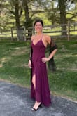 Ordered an XS after reading other reviews-glad I did! The adjustable straps and lace up in the back helped make this dress fit great.  Perfect combo of elegant and sassy.  Received so many compliments! The dress is a little heavy for the skinny straps but all in all I am so happy with my purchase! - Heather C.