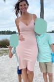 So I don't know where to begin with this one. This dress absolutely killed it. I first bought a Small but exchanged it for an XS after realizing how much stretch this dress has. The only issues with the small were the straps aren't adjustable and I wanted something a little more secure and since there so much stretch with this dress I was afraid if I stuck with the small I would be dealing with wrinkles and creases all day long. So I ended up exchanging for an XS and it was so worth it. I wore it to a wedding and was complimented about the dress constantly! So happy with it. - Lillian W.