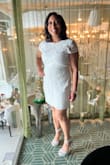I wore this dress to my 50th birthday brunch, and everyone loved it!!! It fit perfectly, I only wish they had the other colors available at the time of my purchase, it would look great in rose gold! - Tracy T.