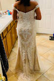 I'm so glad I purchased this dress. I saw a $1400 dress at David's Bridal and I loved the dress but didn't want to spend $1400 on a dress. So I came to Lulus and I found this dress and it looks similar to the dress at David's Bridal. This dress I couldn't stop thinking about. I knew this was my dress and it looks better in person. I can't wait to wear it on my wedding day. - Iman W.