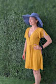 I got this to wear to the Miami Beach Polo World Cup. It was perfect! very flattering and comfortable, even on a hot day. Easy to dress up or down. I did end up using a small safety pin to make it quite so low cut, but I don't think I will do that for an evening occasion. - Kristen E.