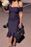Beautiful dress, great fit. Gave me curves. - Marie W.