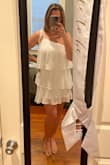 First of all, the shipping was so fast I was blown away. The tiers on this dress make it super flattering, it's very comfortable and not at all see-through! - Tara P.