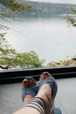 These shoes are great and comfortable enough to wear all day. But be prepared to re-tie them a couple times. - Holly C.