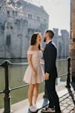 I absolutely loved everything about it. So cheap, yet so much quality. I wore it as my wedding dress when we eloped.
I wore an XS and it was a perfect fit. - Dorien B.
