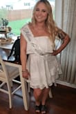 The quality of this dress is amazing! It has built in boning and a rubber piece the runs along the inside of the top to avoid slippage. Even with a gust of wind it didn't fly up exposing my underwear like most dresses this style! - Samantha M.