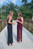 I really loved this dress! It fit so well, & had a good amount of stretch to it. The length was perfect as well! I felt secure in it and would definitely get again! The most comfortable dress I own hands down! - Paige C.