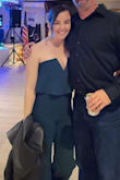 Gorgeous jumpsuit that is LONG ENOUGH FOR TALL GIRLS! 
Wore this to an April wedding and got so many compliments. Be prepared to go braless or wear pasties!
Highly recommend! - Suzanne H.