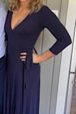 I've worn this dress twice now, going to the symphony and out to a fancy dinner. It fits really well and the material is so comfortable! - Emily R.