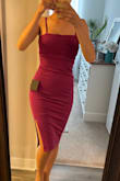 Ordered this dress for a spring wedding, so many compliments, and so comfortable. Love the material. It's a little tight on the chest area for me but otherwise, it's perfect!! - Jane B.