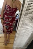 I ordered this with my fingers crossed! The good news is that the material is very stretchy and flattering across the midsection (I'm usually in between a S/6 or M/8 depending on the cut). The top baaaarely fits my chest, but it works, and there is underwire. I recommend either a bustier bra or potentially adding straps (I wish Lulus had offered removable straps with this) because unless your breasts are small or you have implants, the dress will sag down along with your breasts lol. The other downside is that the boning is pretty cheap (white plastic inside a mesh overlay) and I'm worried it will poke through the material eventually. I'm debating removing it as it seems like the dress might be an even better fit with a bustier underneath the midsection and chest. Overall, the dress is sexy and I love it, but a few things prevent it from being perfect! - Tushita H.