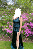 I was in a time crunch and needed a dress for my sorority formal. This dress arrived quickly, fit well, and was so pretty. I loved the one-shoulder look and the color is even better in person. I got so many compliments on the dress. I was nervous that the slit was too high, but it was fine and I was able to move around comfortably in the dress. - Emma P.