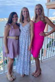 I wore this to a rehearsal dinner and it was perfect! It's light weight and fits true to size. I couldn't wear a bra but wore nipple covers just in case. It looked so good on and got many compliments! - Katy M.