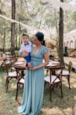 I absolutely loved this dress. For me it was a bit loose on the shoulders but it wasn't a big deal. It really fits well in the mid section and hips area since I'm wider in those areas. - Delma S.