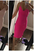I wore this dress to a wedding and got so many compliments. Fits true to size. Love the color. - Shana S.