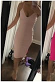 Fit true to size. Love the the shape. I purchased this in two colors and am thinking about purchasing the others. - Shana S.