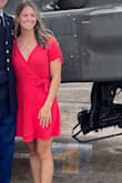 This dress was perfect for a little bit of a fancier occasion. Great fit and color - Jessica T.