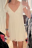 This dress is exactly what I wanted it to be! It's beauty and so unique! I can't wait to wear it to my bridal shower= - Paige M.