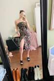 This dress is gorgeous and surprisingly comfortable. I have a bigger bust than proportionate to my body so it is slightly tighter around my chest, but true to size and a true show stopper! Definitely recommend. - Jericha Y.