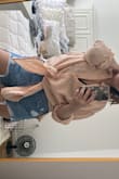 Love this top! It's definitely oversized but that's what I expected! I went with my usual size and was happy with it.  I think it'll be so versatile too- jeans, shorts, coverup. Highly recommend! - Marlaina L.