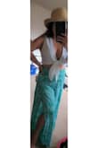 Get it! The fit is perfect. Waist is stretchy. Light weight, loose, flowy pants perfect for vacation! Going to be wearing this for my upcoming trip to Hawaii. - Annie X.