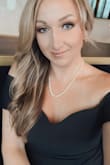 I literally had more compliments the night I wore this dress - Than on my wedding day. 
I counted haha 12!  Just on a date night. 
The quality is great, it's thick, stretchy material.  So it hugs the curves but isn't tight or uncomfortable.  Yet thick enough to hide thong lines.  I ordered navy blue. - Tabitha L.