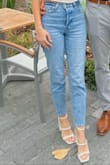 These fit true to size - I'm normally a 7 and these worked great! They aren't the most comfortable heels so don't buy if it's for an event where you're standing a lot but other than that, they're the cutest summer heels! - Destynee B.