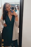 Loved the fabric and fit, really nice dress. The green was a beautiful color.I feel like the dress can be either worn casually or for a nice occasion. 9/ 10, just cause it ran a tiny bit bigger than expected. - Sarah P.