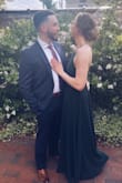 I think this dress was very flattering, especially for a smaller chested tall girl! I loved it! - Rebecca F.